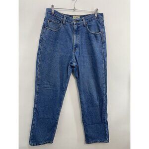 Vintage L.L. Bean Double L Jeans‎ Flannel Lined Classic Fit Insulated Mens 33x29